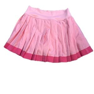 AS Revival Two Tone Pink Pleated Skirt with Shorts Small NWOT